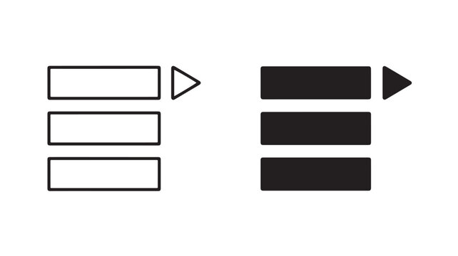 Loading Progress Bars With Arrows For Infographic Templates And Website Design