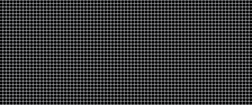 Perforated metal plate. Metal grill. Metal texture steel background. Perforated sheet metal. 3d shape titanium sheet. Circle mesh pattern background. Industrial texture.vector eps 10