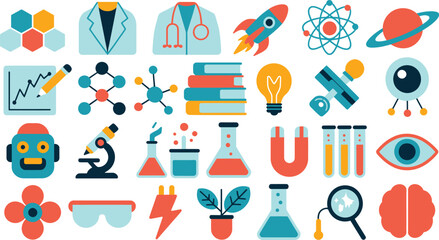 Flat Vector Education and Technology Discovery Illustration Collection © KhadizaAkter
