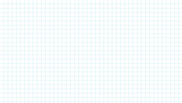  squared notebook pattern. Blue math grid texture on white paper. School notebook Vector illustration.Minimalist blue grid line background  vector
