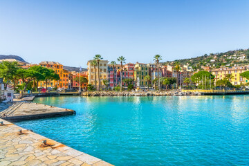 Santa Margherita Ligure Waterfront View from the Harbor © stevanzz