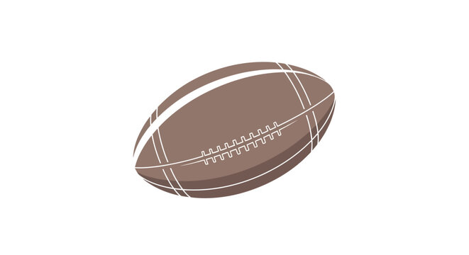 American football ball illustration.