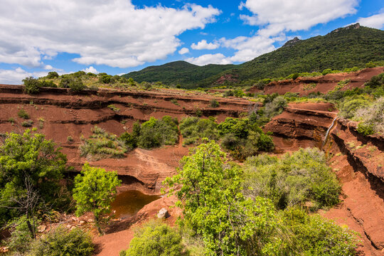 Le Canyon du Diable &agrave; Saint-Jean-de-la-Blaqui&egrave;re dans l'H&eacute;rault en France