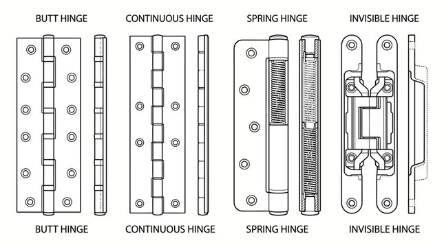 Common Screw Head Types Slotted, Phillips, Hex/Allen, and Torx