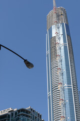 Naklejka premium SkyTower at Pinnacle One Yonge St, Toronto (west elevation)