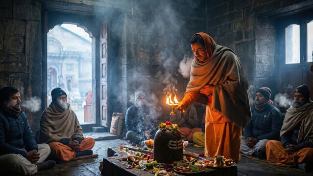 Kedarnath Morning Aarti &ndash; Cold Himalayan Shiva Temple Devotion