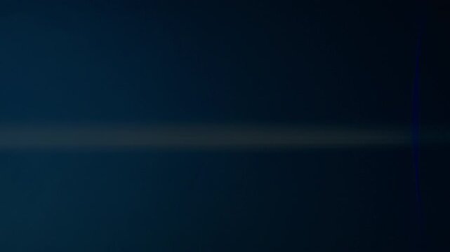 Blue anamorphic lens flares with horizontal light leaks