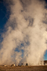 Fototapeta premium Thermalquelle / Geysir, Altiplano in Bolivien