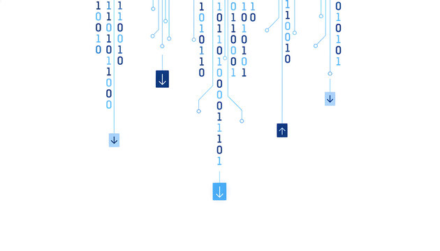 A diagram of a binary code