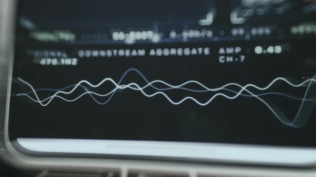 Downstream Aggregate signal waveform visualization