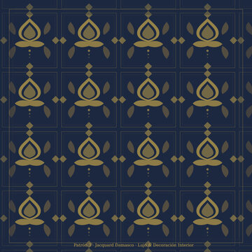 patron textil jacquard damasco
