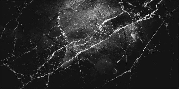 An abstract black and white grunge background features a rough, textured concrete wall design with dirty stone patterns and cracked paint details