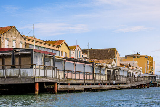 La station Baln&eacute;aire du Grau d'Agde au bord de l'H&eacute;rault en France