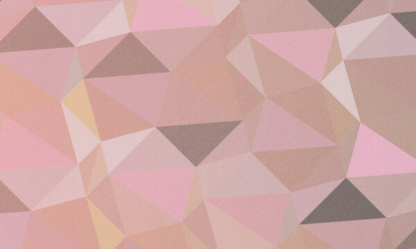 Vector, multicolor geometric background. Triangles, triangulation. Geometric mosaic, colored triangles, application in origami style. Abstract background for web.