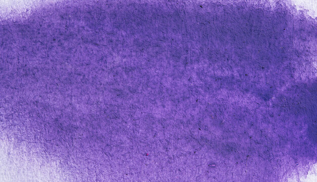 Purple Watercolor Wash on Textured Paper Background