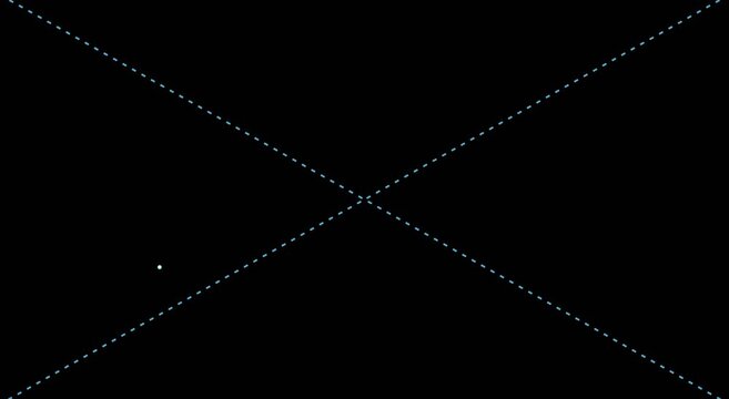 Neon geometric x cross pattern animation with pulsing light effects animation