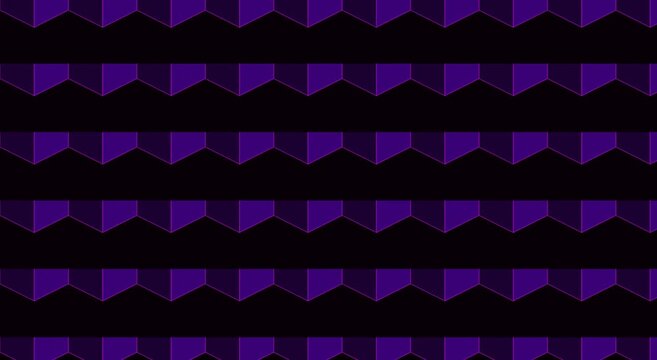 Purple geometric 3 d cube pattern motion animation background loop