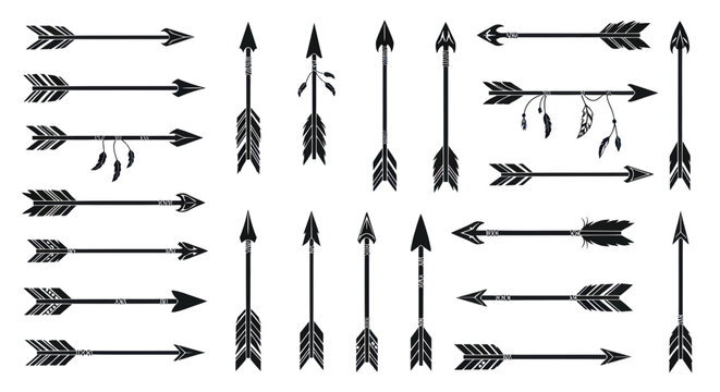 Tribal Arrows Collection - Decorative Native American Inspired Arrow Set