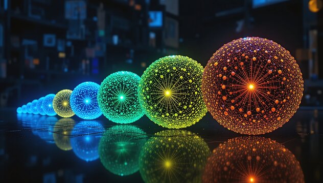 Quantum Dot Semiconductor Nanocrystal Size Tunable Color Emission Technology