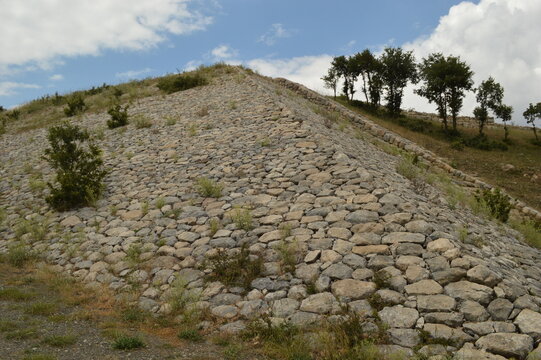 Yerkapi Defensive Walls of Hattusa Hittite Capital Ruins Turkey