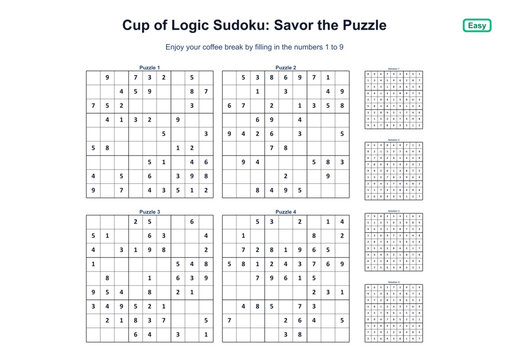 Cup of Logic Sudoku: Savor the Puzzle