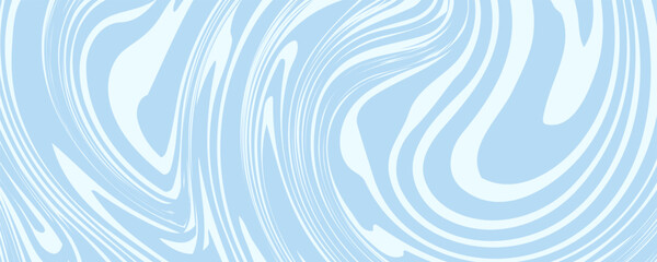 Obraz premium Abstract background seamless pattern with colorful waves. Trendy vector illustration in retro psychedelic style