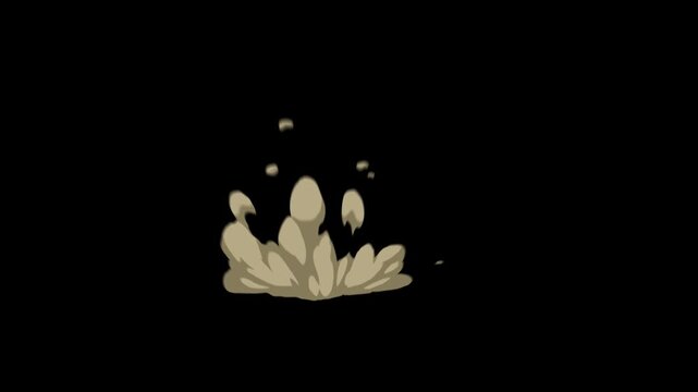 Soft Fog Swirl Effect With Smooth Cartoon Animation