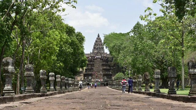 Phanom Rung Historical Park or Phanom Rung is a stone castle in Rachamanka located at Nangrong district,  Buriram Province. One of best travel destination in Thailand.