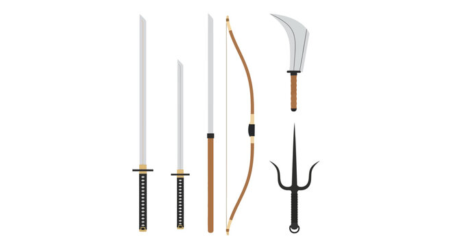 Collection of Traditional Japanese Weapons