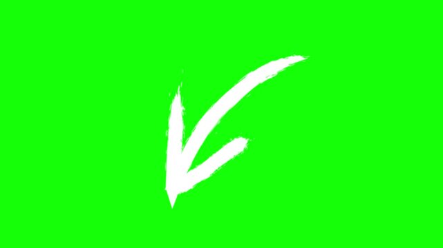 White checkmark symbol on green background with smooth motion