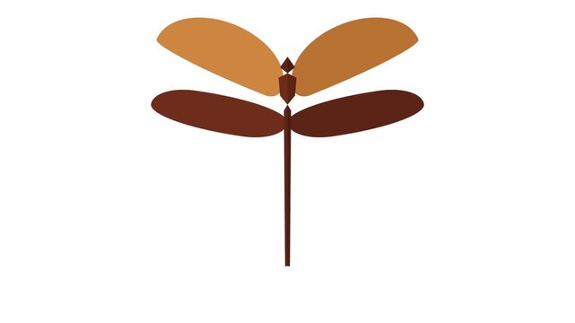 Abstract Plant Sprout Icon