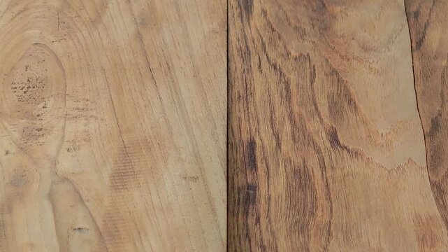 Wood grain surface, old teak wood, natural.