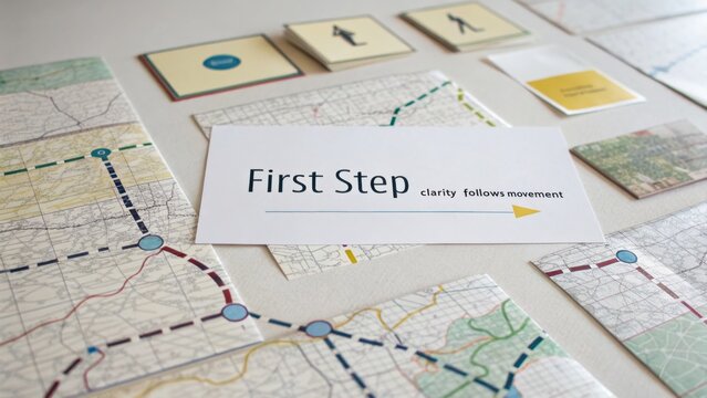 First Step Strategy: Clarity Follows Movement on Map