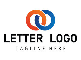 Fototapeta premium OO Latter oo logo icon 