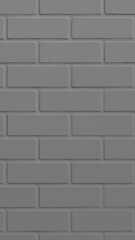 Obraz premium Textured gray brick pattern wallpaper for mobile