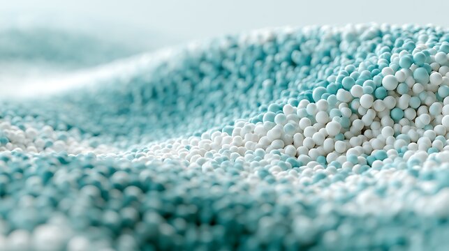 advanced pharmaceutical particles forming abstract healthcare wave, microscopic scientific environment,