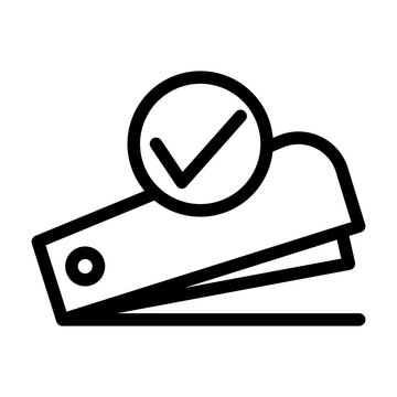 Stapler icon design template
