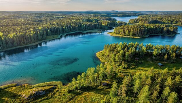 Serene Lake Scene