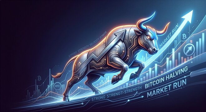 Bull market around bitcoin halving cycle