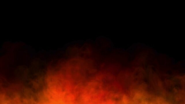 Abstract Smoke Swirls in Dark Atmosphere - Cinematic Motion Video