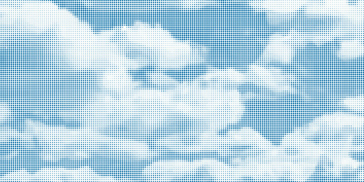 retro sky pattern on old paper background. raster vintage clouds