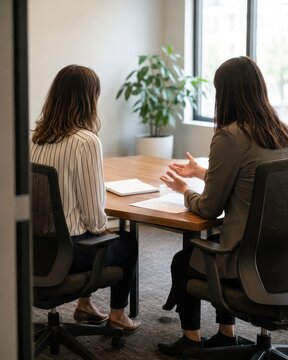 Women discussing chronic illness invisible disability at work, candid photo