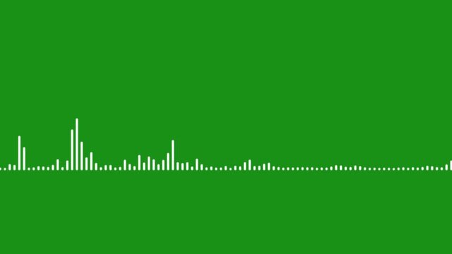 Premium Abstract Digital Music Equalizer Waveform Spectrum Analyzer with Vibrant Colors, Flowing Sound Waves and Beat React Animation