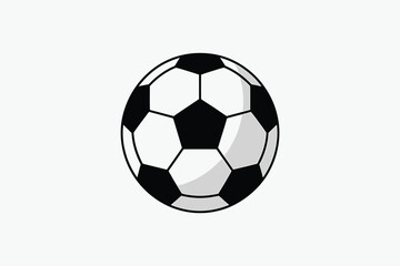 Fototapeta premium Soccer Ball Isolated on White Background