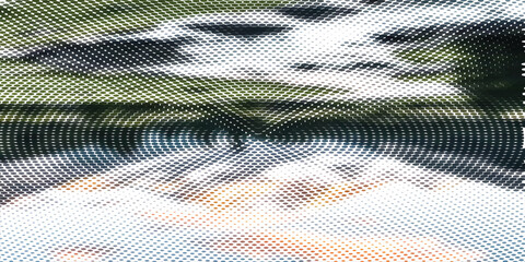 Fractal rendition of a black fishing net © Ferdy