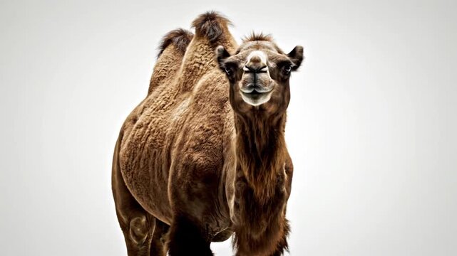Camel Standing Studio Portrait