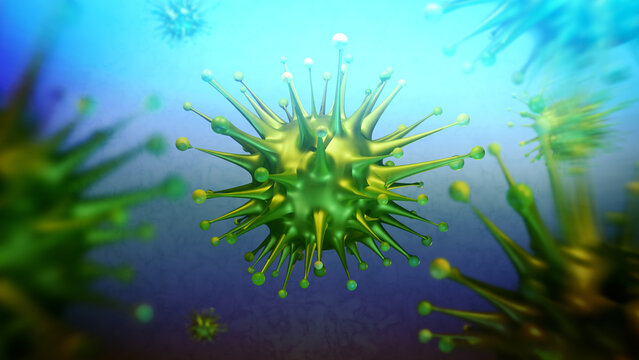 Nipah Virus 3D Simulation - Zoonotic Virus in Humans