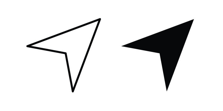 Send icon design concept pack in black color