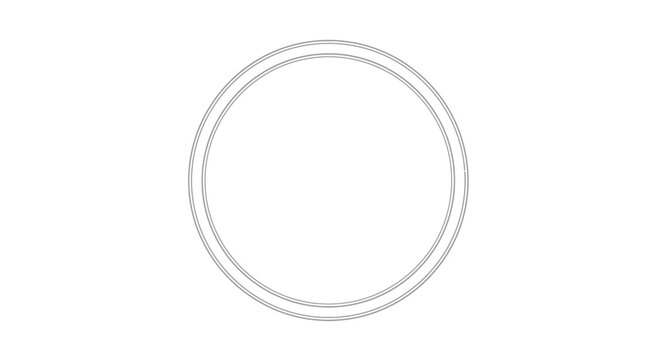 Concentric Circles Abstract Graphic Element