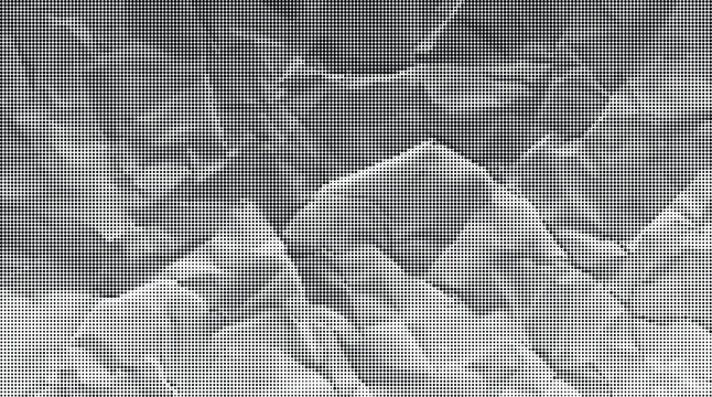 A crumpled paper texture fills the frame with gray tones